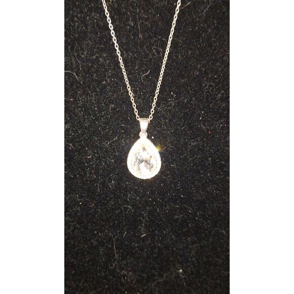 A Women's Rhinestone Jewelry Set Necklace Earrings Bracelet Elegant Sparkly - Picture 5 of 16